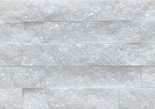 Мрамор кристально белый 600*150*10-15 мм, натуральный камень для интерьера BD