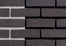Carbon DF 210\100х24х65 мм, Угловая Плитка ручной формовки под кирпич для Фасада и Интерьера, Engels baksteen