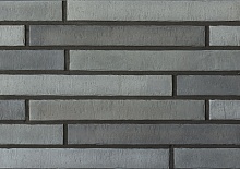 Фасадная ригельная плитка под клинкер Life Brick Лонг 200 микс, 430*52*15 мм