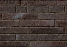  Клинкерная фасадная плитка облицовочная под кирпич Stroeher (Штроер) Zeitlos 359 kohlenglanz гладкая NF14, 240*71*14 мм