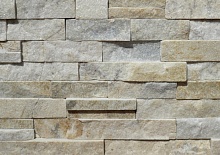Фасадный облицовочный натуральный камень EcoStone (Экостоун) Cream Quartzite 40F